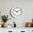 thumbnail image 2 of Wall Clock  Modern Wall Clocks Battery Operated  10 Inch Simpel Silent Non-Ticking Clock Decorative for Kitchen  Office  Outdoor  Bedroom  Living Room  School  Classroom, 2 of 6