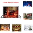 thumbnail image 4 of Telones de fondo navideños de vinilo de 1,5 x 0,9 m, fondo para chimenea, fotografía, fondo con nevadas navideñas, árbol de nieve blanca, foto, decoración para fiestas en casa, accesorios para, 4 of 4