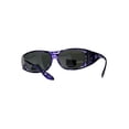 thumbnail image 3 of Polarized Womens Rhinestone Bling Fit Over Floral Print 63mm Sunglasses Purple, 3 of 3