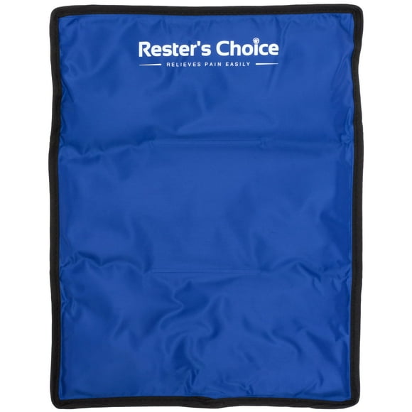 Rester's Choice Ice Pack for Injuries Reusable - (Standard Large: 11x14.5") for Hip, Shoulder, Knee, Back - Hot & Cold Compress for Swelling, Bruises, Surgery - Heat & Cold Th
