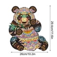 thumbnail image 3 of Panda Wooden Puzzle, 200 Piece Unique Shape Basswood Jigsaw for 8-10 Years and 10-12 Years, Challenging Brain Teaser with Animal Theme, 3 of 8