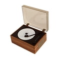thumbnail image 1 of Inteprter Reproductor de CD ABS elegante de estilo retro con conectividad USB y Bluetooth Reproductor de CD Bluetooth Unidades flash USB Sistemas de cine en casa marrón, 1 of 6
