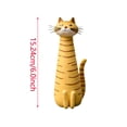 thumbnail image 3 of Handcrafted Quirky Cat Vase, Whimsical Ceramic Cat Flower Vase, Cute Kitty Planter for Home Decoration, 3 of 9