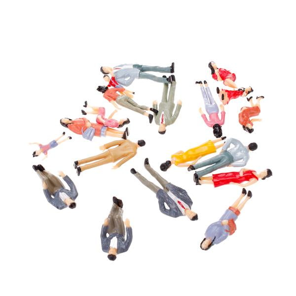 25 de Pasajeros 1:25, Modelos de Trenes, Calibre G O Arquitectónico, Personas Sentadas Y Fijas para , Hugo Personas de pasajeros modelo pintado.