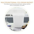 thumbnail image 4 of MesaSe Transparent Polypropylene Fracture Resistant Ice Cream Food Storage Jar (10 Count), 4 of 6