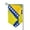 Sharp Corner, variant on Bosnian Map Flag Garden Flag Double Sided Small Flag Yard Home Decorative Flags Banner 12.5 x 18 Inch Fillet