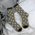 thumbnail image 5 of Cauagu Sugar Skulls Print Crew Socks for Women and Men,Adult Athletic Running Socks 1-Pair Sports Socks Work Gear Socks with Moisture Wicking, 5 of 6