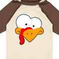 thumbnail image 4 of Inktastic Thanksgiving Goofball Turkey Face Boys or Girls Long Sleeve Baby Bodysuit, 4 of 5