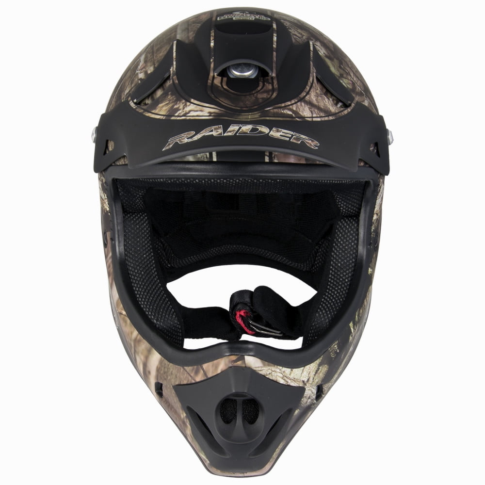 Raider Ambush Motocross ATV Off-Road Helmet DOT Approved Mossy Oak - Small