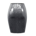 thumbnail image 6 of Inleife Women Fashion Solid Slim High Waist Push Up Hip Pencil Zipper Sequin Skirt Gray L, 6 of 6