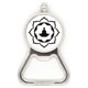 thumbnail image 1 of La figura simple ilustración patron de Lotus Buddhist Acero inoxidable Metal cerveza tapa sacacorchos, 1 of 3