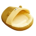 thumbnail image 1 of Cama cueva para gatos, lavable, cálida, acogedora, con funda extraíble, nido para gatos, casa para gatos, gatitos, gatos, cachorros, perros, mascotas Verde, 1 of 8