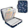 ALAZA Dinosaurs Skeletons Pattern Expanding Accordion File Folder 3 ...