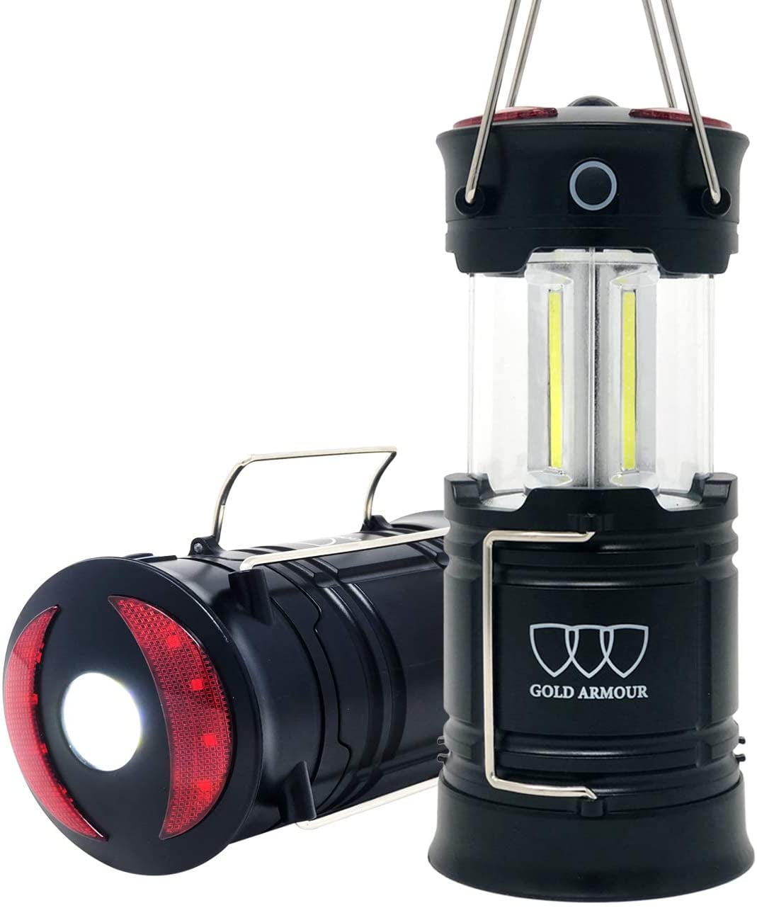 Outages Emergencies Camping Lantern Gold Armour Brightest LED Lantern 4Pack Hurricanes EMITS 500 LUMENS! - Camping Gear Equipment Accessories for Hiking 