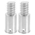 thumbnail image 1 of Kit de Réparation de Remplacement de Bouchon Fileté 2 Pcs, Bouchons de Poignée Filetée en Aluminium pour Bois Ou Métal de 0,72 Pouce, 1 of 5
