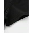thumbnail image 6 of Women's Black "Try Jesus" Funny Faith Graphic T-Shirt, Crew Neck Casual Top, 6 of 7