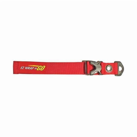 Strap,Red, Nylon,12 in. L, 1-1/2 in. W EZWRAPNGO