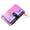 Purple, variant on Esquirla Foldable Blocking Women PU Leather Wallet with Money Organizer Card Holder Pink
