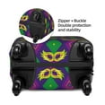 thumbnail image 4 of Junzan Mardi Gras Carnival3 Print Washable Luggage Cover - Fashion Suitcase Protector Fits 18-32 Inch Luggage, 4 of 9