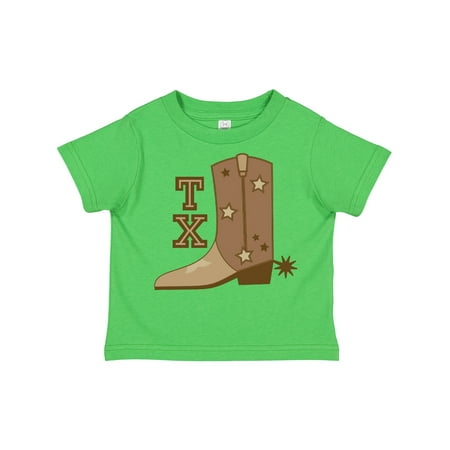 

Inktastic Texas Cowboy Boot Gift Toddler Boy or Toddler Girl T-Shirt