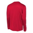 thumbnail image 6 of Mens Long Sleeve PosiCharge Competitor Polyester Tee Shirt True Red S, 6 of 8