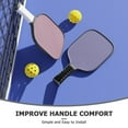thumbnail image 3 of TEHAUX Pickleball Paddles Handle Rubber Pickleball Paddle Handle Tape Black 1Set for Competitions, 3 of 8