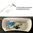 thumbnail image 5 of Uxcell 1 Set Toilet Handle Universal Side Mount Toilet Flush Trip Lever with Chain, ABS Brass, 5 of 6