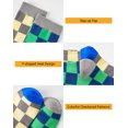 thumbnail image 3 of INNERSY Kids Boys Girls Cotton Socks Colorful Crew Socks for Teens 5 Pairs(M,Checkered Patterns A), 3 of 6