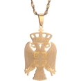thumbnail image 1 of HAHDAXIA République de Serbie Pendentif Aigle Colliers pour Femmes Serbie Bijoux Serbe, 1 of 3