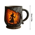 thumbnail image 3 of Witch Cauldron Mug for Coffee, Gothic Resin Cup with Stainless Steel Liner, 1 Count, 4.7 Inch, Magic Brew Drinkware for Halloween Decor, Wiccan Gifts for Women, Herbal Tea, Spooky Party Prop, 3 of 6