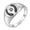 D, variant on Fashion Titanium Steel Initial Alphabet Letter A-Z Ring Finger Rings Jewellery-Z-5