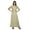 Beige, variant on Moomaya Round Neck 3/4 Sleeve Flair Maxi Dress Printed Casual Summer Clothing