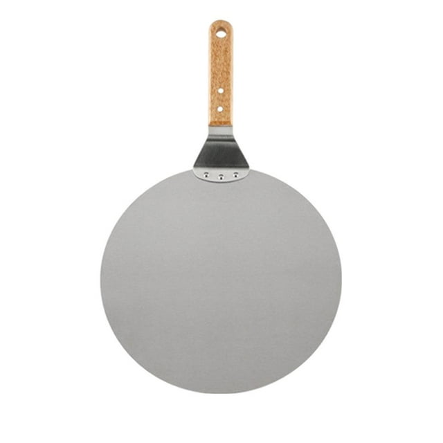 Kitchen Stainless Steel Peel with Wooden Handle for Oven Turning Baking Tools for Baking , Bread and Pastry