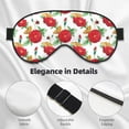 thumbnail image 4 of Goofa Rose Flowers Printed Sleep Eye Mask for Men Women, Zero Eye Pressure Sleeping Mask, Light Blocking Night Blindfold, Soft Eye Shade Cover, 4 of 7