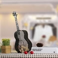 thumbnail image 2 of TOOARTS Guitarra envase corcho del vino Artesanías de decoración del hogar artesanales ado Romacci Escultura de hierro, 2 of 7
