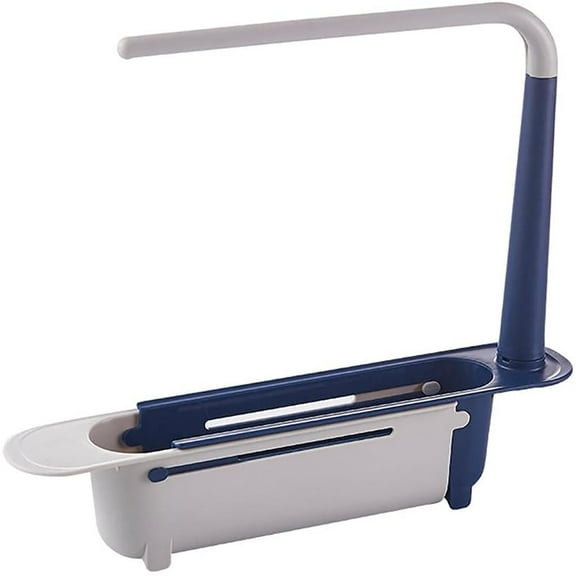 Large Sponge Holder for Kitchen Sink Sink Caddy Organizer with Removable Drip Tray