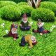 thumbnail image 2 of 4Pcs Funny Garden Gnomes, Yoga Dwarf Garden Ornaments, Fairy Garden Gnome Accessories Miniature Deco, 2 of 5