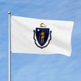 thumbnail image 2 of Aihccy Massachusetts State Flag with Brass Grommets Size - 3x5Ft, 2 of 3