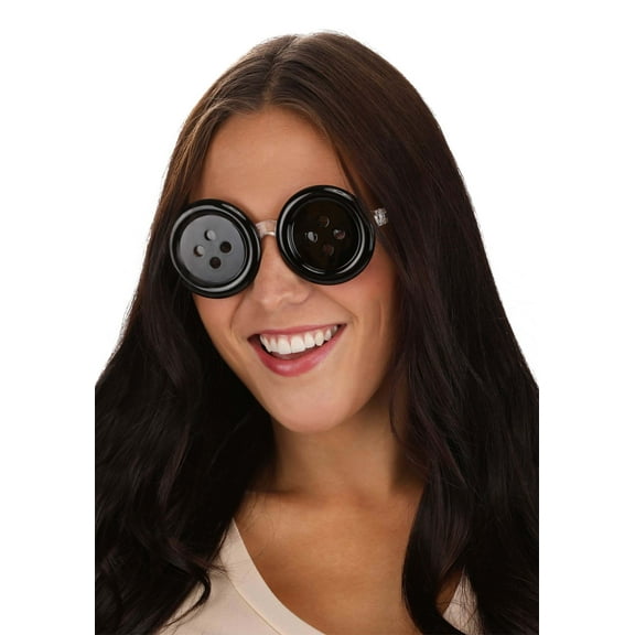 Adult Coraline Button Eye Glasses