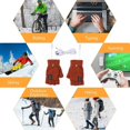 thumbnail image 3 of Guantes calefactados con USB para mujeres y hombres, guantes de invierno cálidos para computadora portátil (marrón), calentadores de manos sin dedos con calefacción total y parcial, 3 of 3