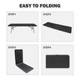 thumbnail image 3 of Table Pliante Portable, Intérieur et Extérieur, Convient au Camping, Noir, 3 of 6