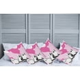 thumbnail image 2 of Ambesonne Animal Throw Pillow Cover 4 Pack, Cats Kittens, 18", Pale Pink Hot Pink, 2 of 5