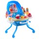 thumbnail image 5 of Hamburguesa eléctrica de plástico, , pizza, bricolaje, juego de juguetes de simulación para pequeños, diseño de maleta, fácil de transport azul Baoblaze Juego de cocina, 5 of 8