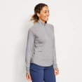 thumbnail image 4 of Camisa Orvis DriCast para mujer con cierre en cuarto, gris pálido, jaspeado, 4 of 6
