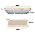 Seat Patio Swing Cover Chair Bench Replacement Cover for Swing Seat