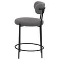 thumbnail image 6 of Viola Boucle Upholstered Counter Chair Grey (Set of 2), 6 of 11