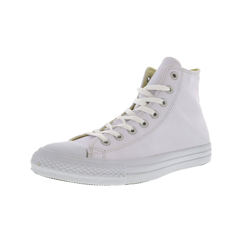 white leather chuck taylors high tops