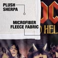 thumbnail image 4 of ACDC Blanket, 50"x60", Highway Silky Touch Sherpa Back Super Soft Throw Blanket, 4 of 5