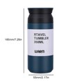 thumbnail image 2 of Taza de viaje para coche de acero inoxidable, taza de café portátil de 500ml, termo de vacío para té y café, 2 of 9