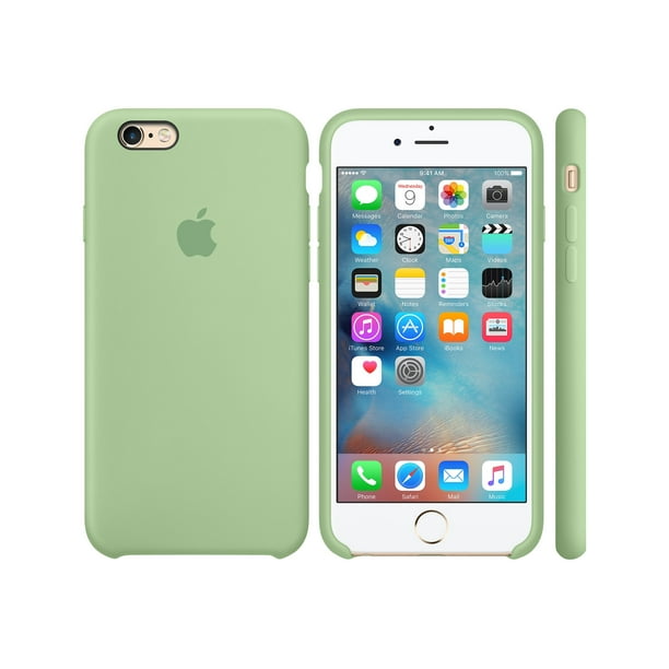 Agnes Gray Gevlekt Slagschip Apple Silicone Case for iPhone 6s - Mint - Walmart.com
